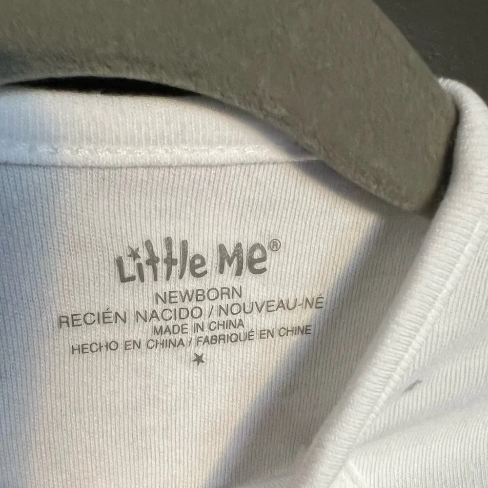 NWOT Little Me Newborn Onesie